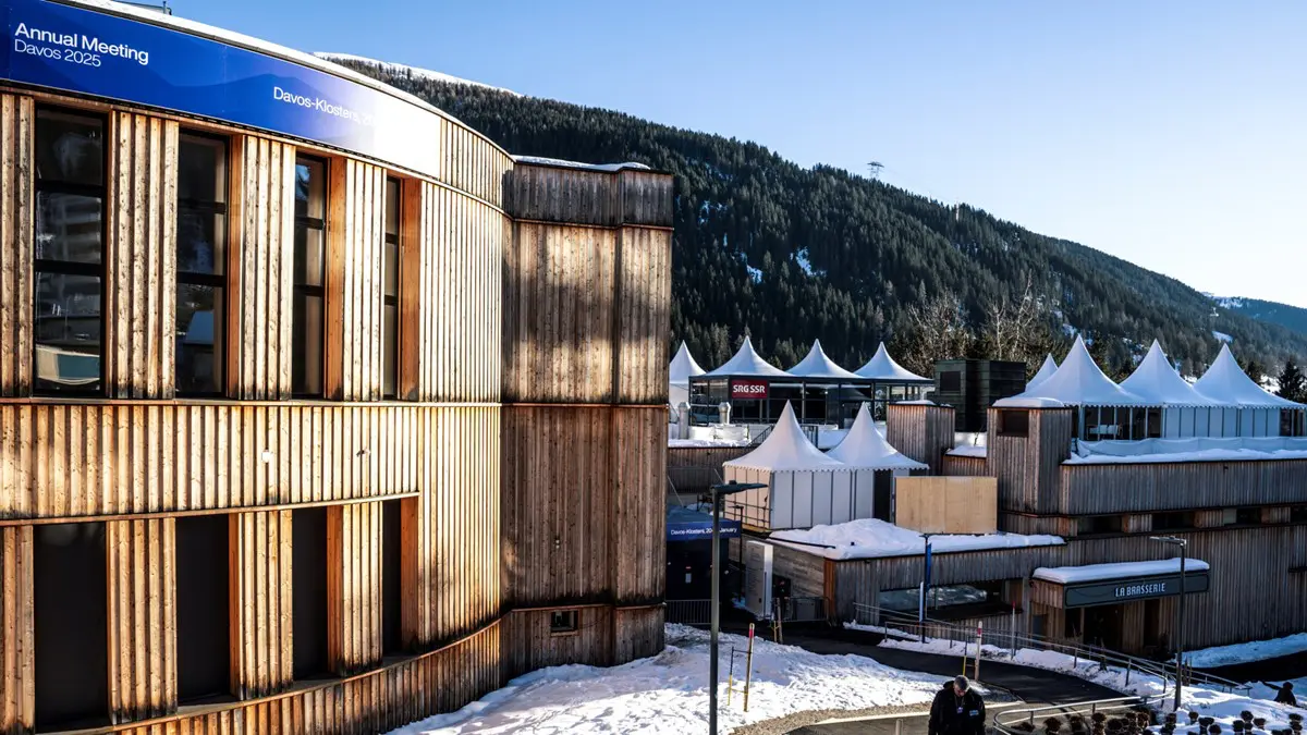 Fórum Econômico Mundial, em Davos. Foto: Fórum Econômico Mundial