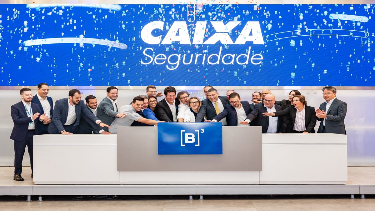 Caixa Seguridade celebra na B3 follow-on que movimenta R$ 1,2 bi  victor.rsilva