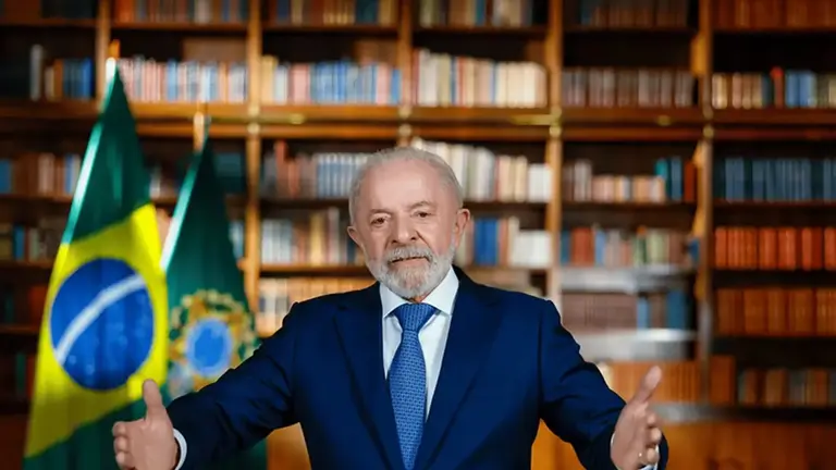 Lula em pronunciamento em cadeia de rádio e televisão. Foto: Divulgação Governo Federal
