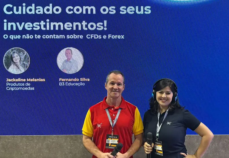 Especialistas da B3 alertam sobre riscos do mercado não regulado na Expert XP. Foto: Divulgação B3