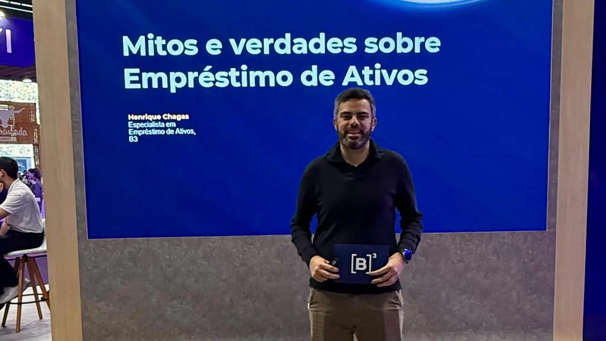 Painel sobre Empréstimo de Ativos no Estande da B3 na Expert XP. Foto: Divulgação B3