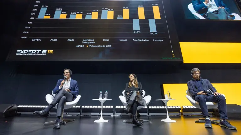 Painel bolsa brasileira na Expert XP