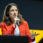 Ana Rodela, CIO da Bradesco Asset, em painel na Expert XP 2025. Foto: Paulo Bareta/Divulgação Expert XP 2025