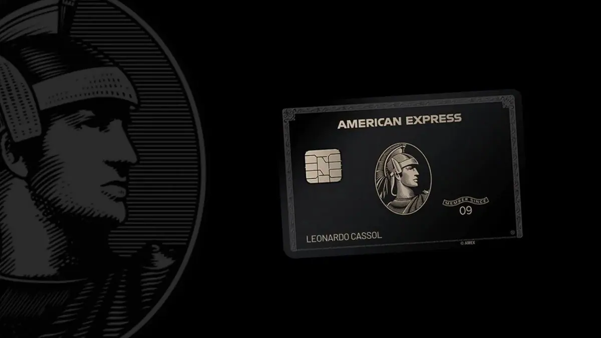 Cartão Centurion, da American Express, conhecido como AmEx Black Card, é o cartão de crédito mais exclusivo do mundo. Foto: Divulgação