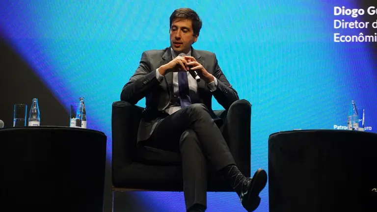 Diogo Guillen, diretor de Política Econômica do BC, em participação no Warren Day. Foto: Divulgação/Warren Day