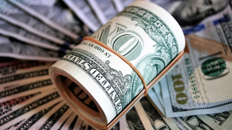 Rolo de notas de dólar. Foto: Pixabay