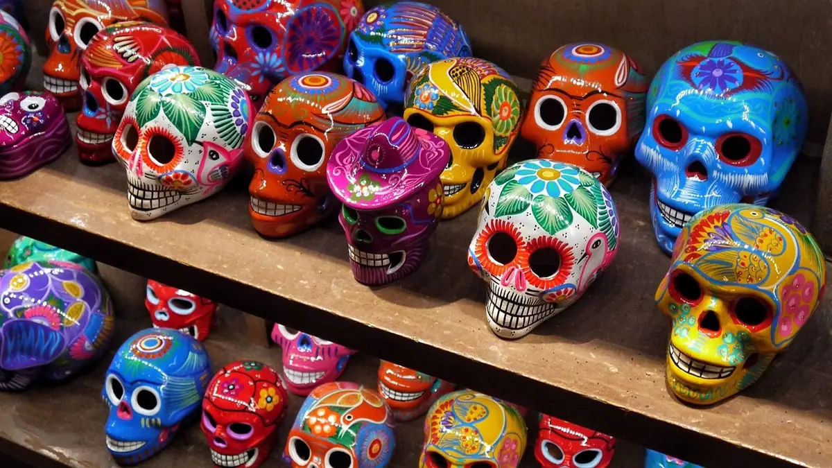 Enfeites de halloween e Dia dos Mortos. Foto: Pixabay