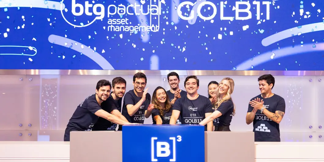BTG Asset lança primeiro ETF de futuro de ouro na B3, o GOLB11. Foto: Divulgação