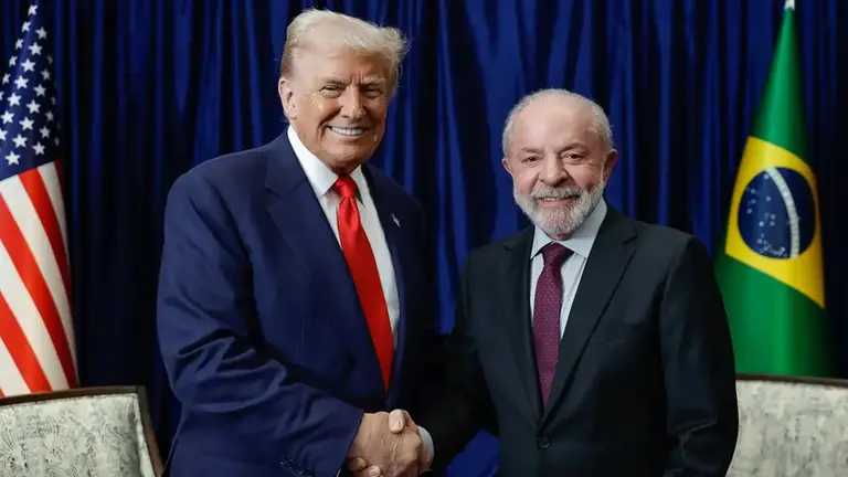 Lula-Trump Lula e Trump na Malásia. Foto: Ricardo Stuckert/PR