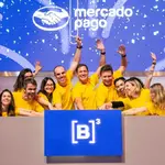 Toque de Campainha Mercado Livre e B3. Foto: Divulgação B3.