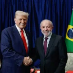 Os presidentes Donald Trump e Luiz Inácio Lula da Silva. Foto: Ricardo Stuckert/PR
