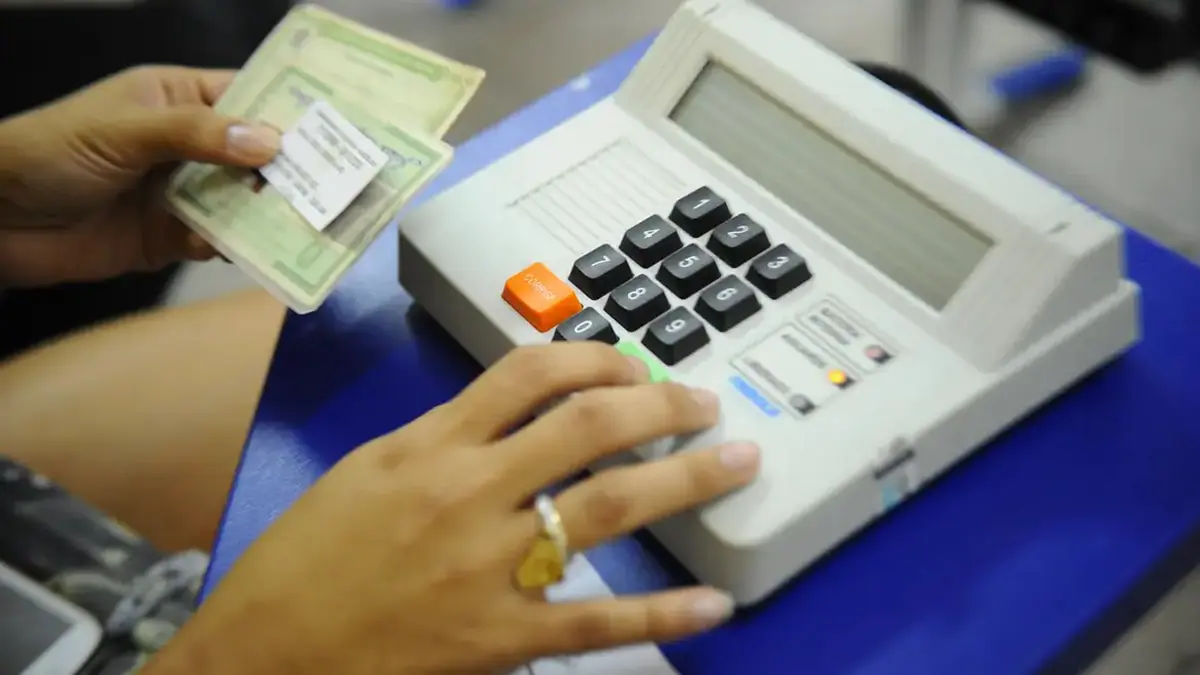 Registro de voto. Foto: Tânia Rêgo/Agência Brasil