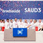 Odontoprev e Bradesco Saúde celebram a combinação de negócios na B3. Foto: Cauê Diniz/B3