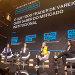 Tesoureiro da XP participa de painéis com traders na Expert XP. Foto: Paulo Bareta